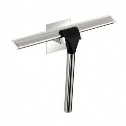 Turbo-loc bathroom squeegee quadro stainless steel, fix without drilling