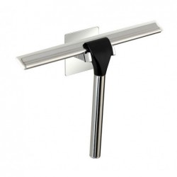 Limpiaparabrisas de baño turbo-loc quadro acero inoxidable, fijar sin taladrar