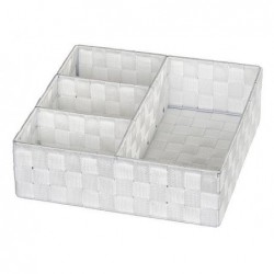 Adria Bathroom Organizer 4 Compartments, White
