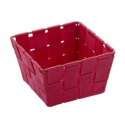 Panier de salle de bains Adria Mini, square rouge panier de bain