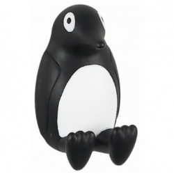 Pingu adhesive hook black-white