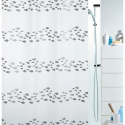 Cortinas pvc/peva 180x200cm shore prata