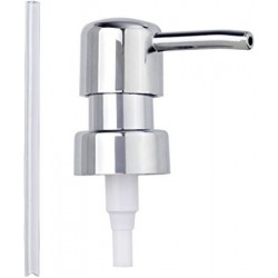 Chrome Replacement Pump Head, Round