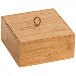 Boîte avec couvercle M Terra, bambou