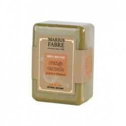 Orange peel and cinnamon soap with olive oil - 150g - Marius Fabre