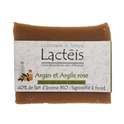Sabonete Leite de Burra 40% - Argan/Argila Rosa – 90g