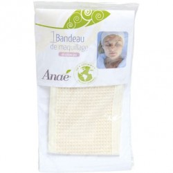 Fascia per il trucco in 100% cotone biologico, 65x8,5 cm