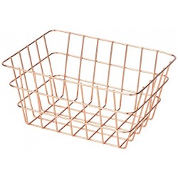 Viana copper bathroom basket