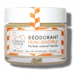 Déodorant naturel - Peau sensible vanille - 50g