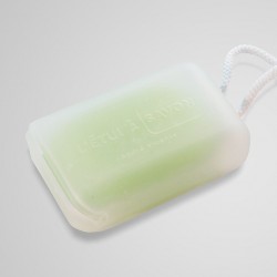Translucent silicone soap case