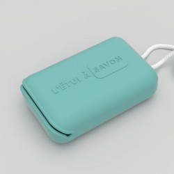 Mint silicone soap case