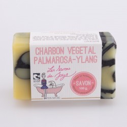 Charcoal Soap, Palmarosa, Ylang - 100g