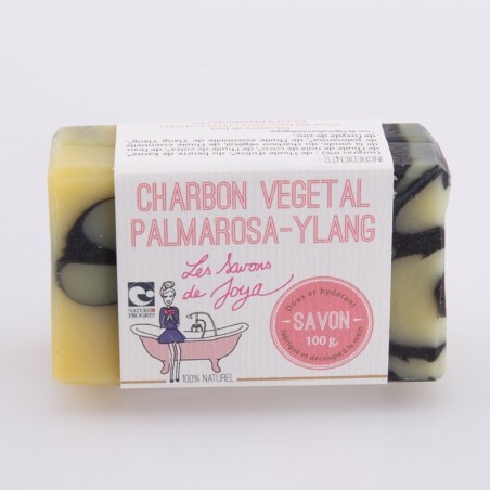 Salle d'ô - Savon Charbon, Palmarosa, Ylang - 100g