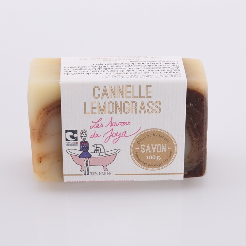 Salle d'ô - Savon Cannelle, Lemongrass - 100g Salle d'ô - Savon Cannelle, Lemongrass - 100g