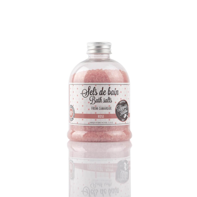 Salle d'ô - Sels de bain de Camargue. Parfum Rose. Salle d'ô - Sels de bain de Camargue. Parfum Rose.