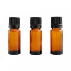 Salle d'ô - Lot de 3 Flacons 10ml en verre