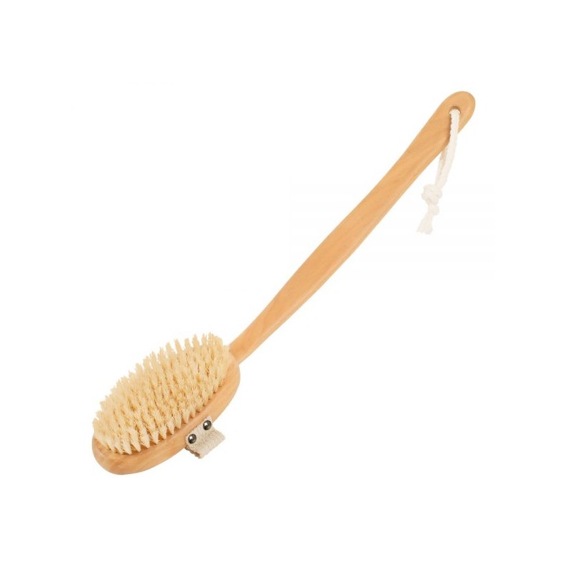 Salle d'ô - 1PX Brosse de bain (Hêtre/Soie de sanglier)