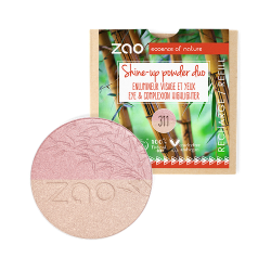 Salle d'ô - Zao - Recharge Shine-up Powder duo 311 Rose & or