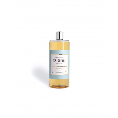 Salle d'ô - Fer à Cheval - Savon liquide de Marseille - Mandarine - 1L