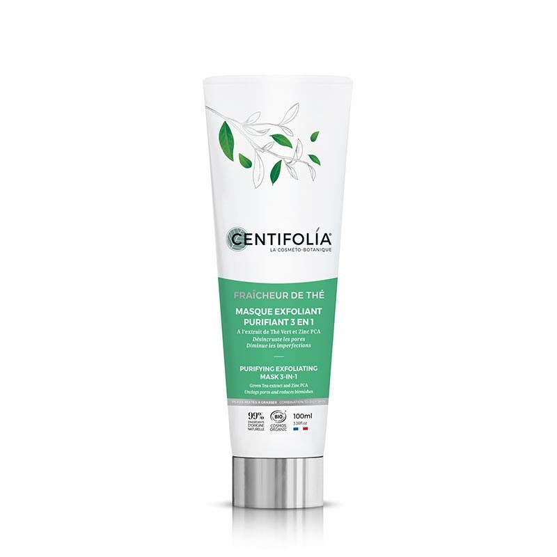 Salle d'ô - Centifolia - Masque exfoliant purifiant 3en1 - 100ml Salle d'ô - Centifolia - Masque exfoliant purifiant 3en1 - 100ml