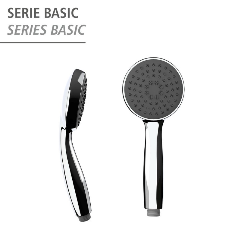 Salle d'ô - Wenko - Pommeau de douche Basic - 10cm - Chromé - 1 Jet Salle d'ô - Wenko - Pommeau de douche Basic - 10cm - Chromé - 1 Jet
