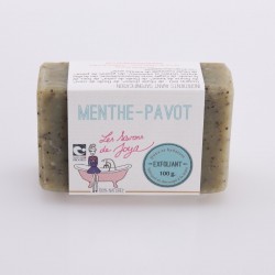 Savon Exfoliant Menthe, Pavot - 100g