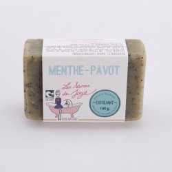 Salle d'ô - Les savons de Joya - Savon Exfoliant Menthe, Pavot - 100g