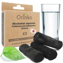Binchotan japonés x3 - Roble Ubame de Wakayama
