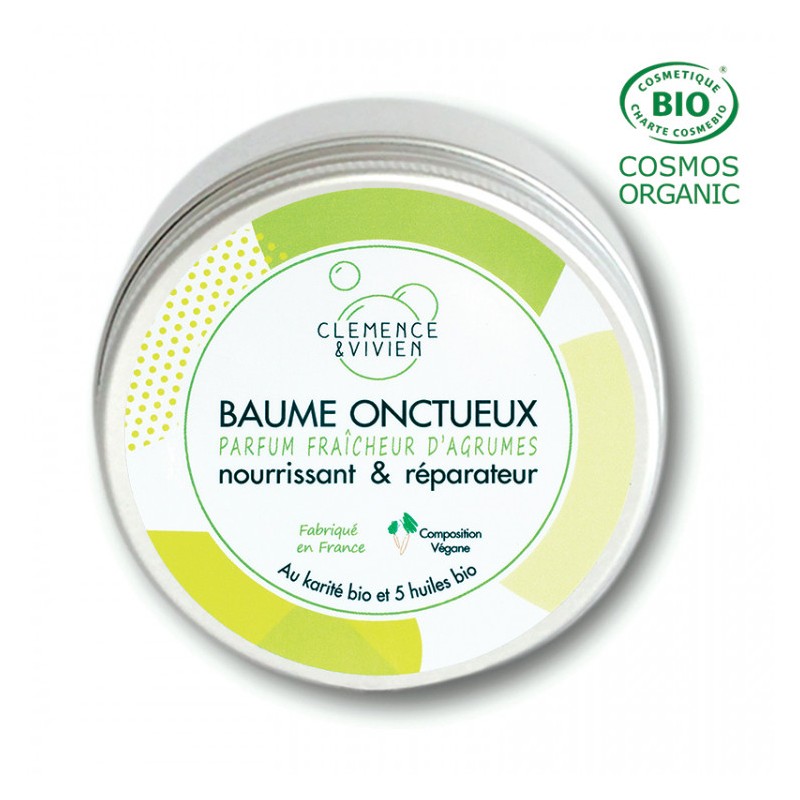 Salle d'ô - clémence et vivien - Baume nourissant et réparateur - Agrumes - 150ml Salle d'ô - clémence et vivien - Baume nourissant et réparateur - Agrumes - 150ml