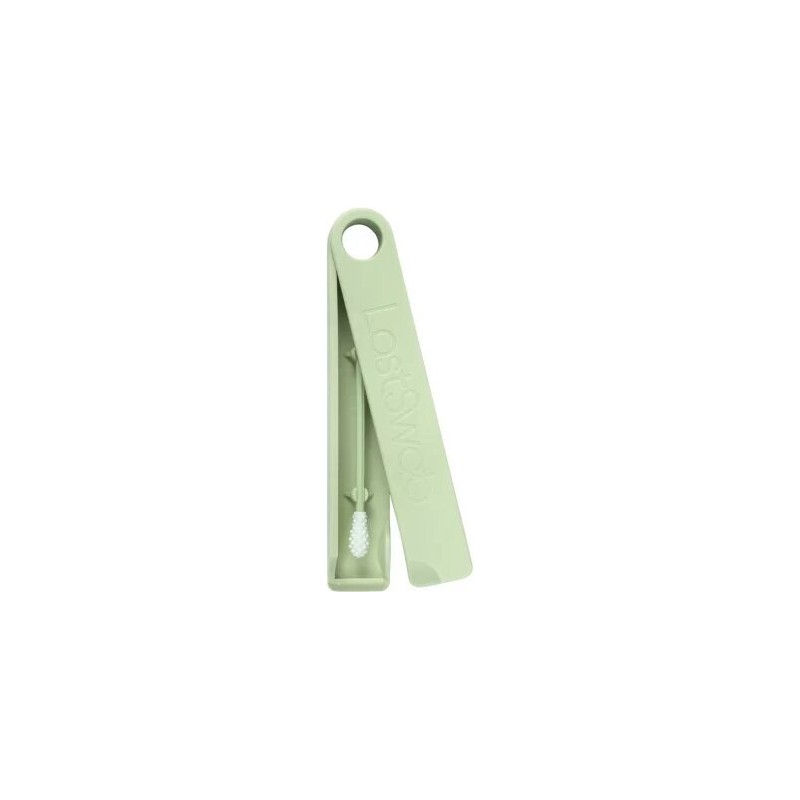 Salle d'ô - Coton tige en silicone réutilisable - Basic - Vert tortue Salle d'ô - Coton tige en silicone réutilisable - Basic - Vert tortue