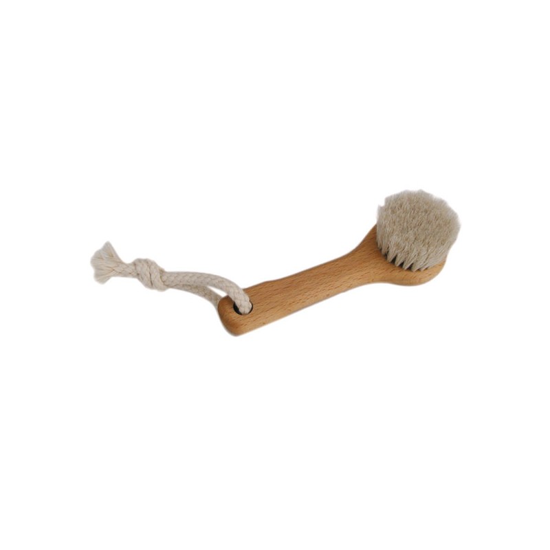 Salle d'ô - Brosse visage FSC - Hêtre, Crin de cheval Salle d'ô - Brosse visage FSC - Hêtre, Crin de cheval