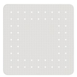 Salle d'ô - Tapis antidérapant pour douche - Mirasol blanc - 54x54cm