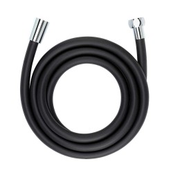 Salle d'ô - Flexible de douche Design, 175cm noir mat