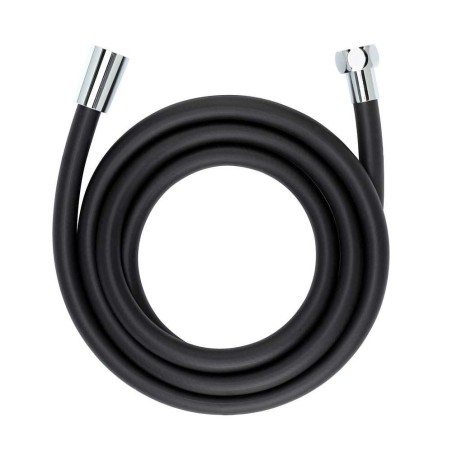 Salle d'ô - Flexible de douche Design, 175cm noir mat