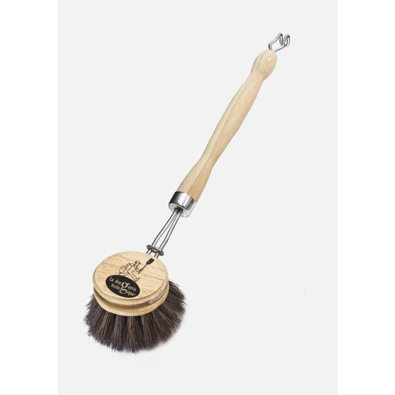 Salle d'ô - Brosse vaisselle crin de cheval FSC Salle d'ô - Brosse vaisselle crin de cheval FSC