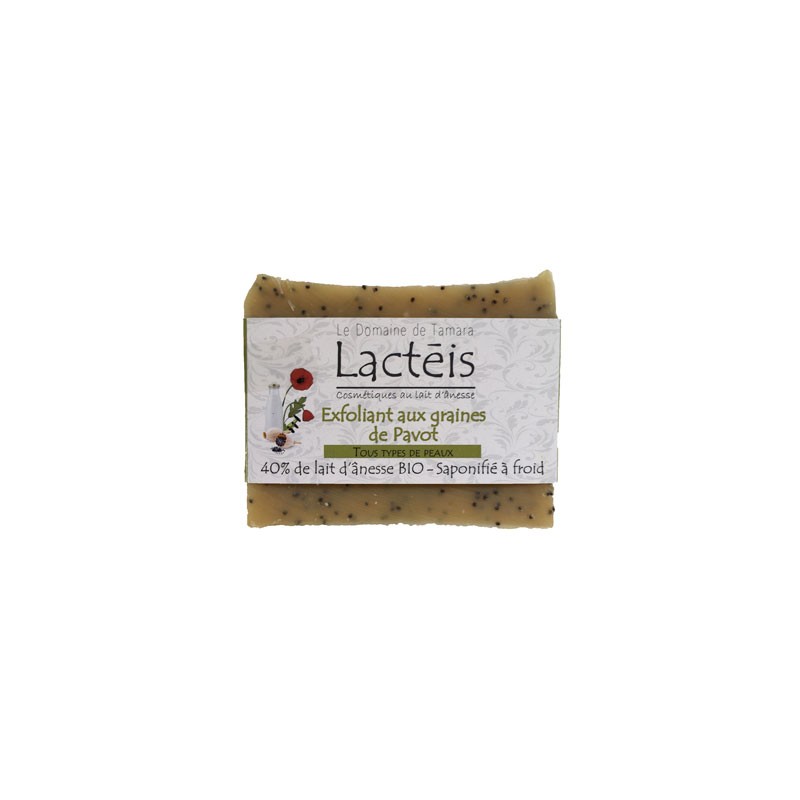 Salle d'ô - Savon 40% lait d'anesse - Exfoliant - 90g Salle d'ô - Savon 40% lait d'anesse - Exfoliant - 90g