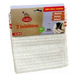 Conjunto de 2 esfregões 100% fibras recicladas