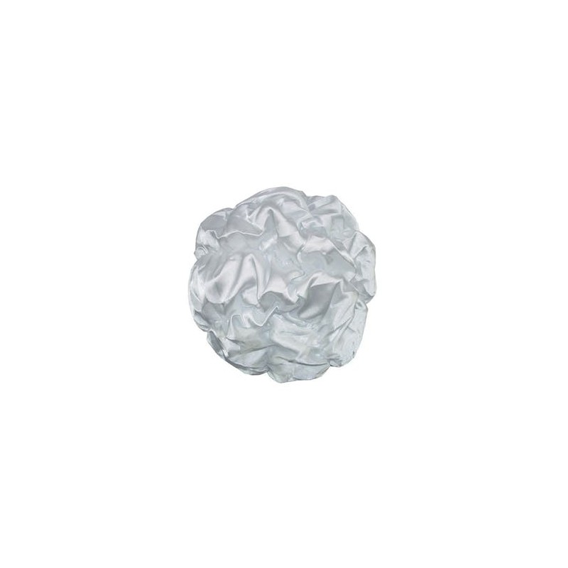 Salle d'ô - Bonnet de douche blanc 100% polyester satiné Salle d'ô - Bonnet de douche blanc 100% polyester satiné