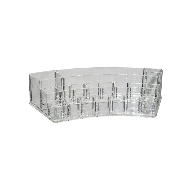 Salle d'ô - Organisateur cosmétique acrylique - semi-circulaire - 28,2x11,9x6,5cm Salle d'ô - Organisateur cosmétique acrylique - semi-circulaire - 28,2x11,9x6,5cm