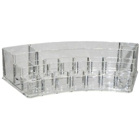Salle d'ô - Organisateur cosmétique acrylique - semi-circulaire - 28,2x11,9x6,5cm