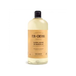 Salle d'ô - Savon liquide de marseille 1L - sans parfum - Fer à cheval