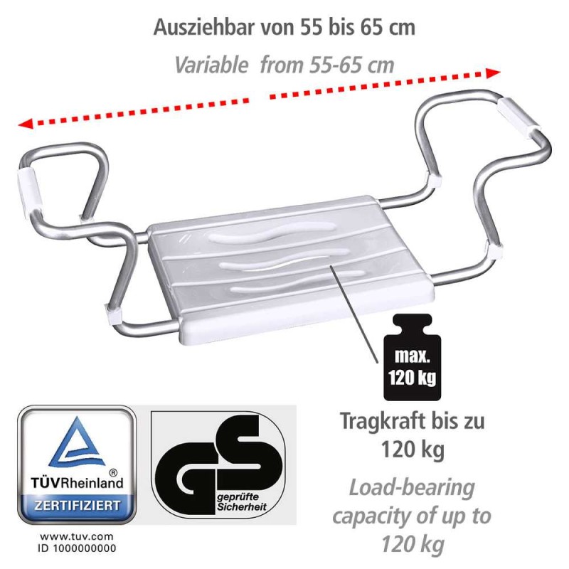 Salle d'ô - Siege pour baignoire Secura 55-65cm Salle d'ô - Siege pour baignoire Secura 55-65cm