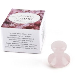 Salle d'ô - Champi GuaSha - Quartz rose