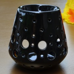 Salle d'ô - Brûle parfum Série LOOB - Noir
