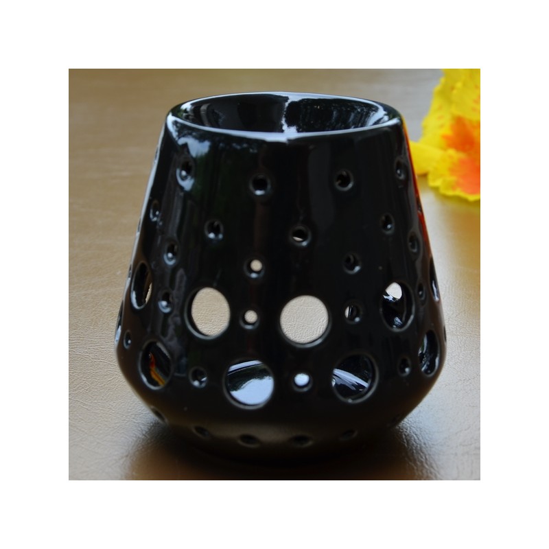Salle d'ô - Brûle parfum Série LOOB - Noir Salle d'ô - Brûle parfum Série LOOB - Noir