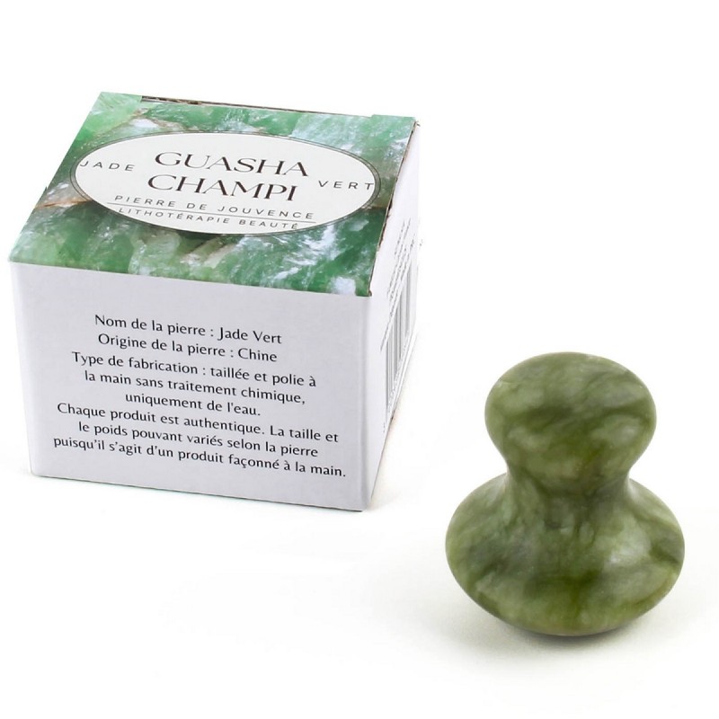 Salle d'ô - Champi GuaSha - Jade Vert Salle d'ô - Champi GuaSha - Jade Vert