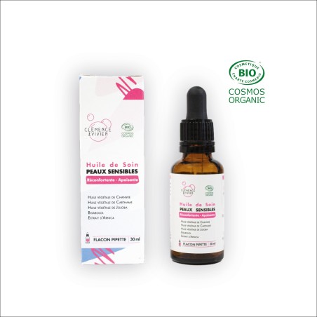 Salle d'ô - Huile de soin - Peaux Sensibles - 30ml