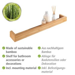 Turbo-loc maxi shelf stainless steel, fix without drilling