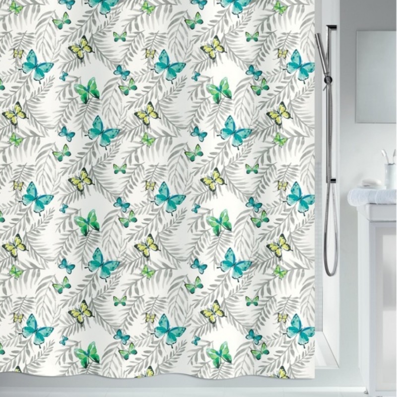 Salle d'ô - Rideaux textile 180x200cm PAPILLONS - Made in UE Salle d'ô - Rideaux textile 180x200cm PAPILLONS - Made in UE