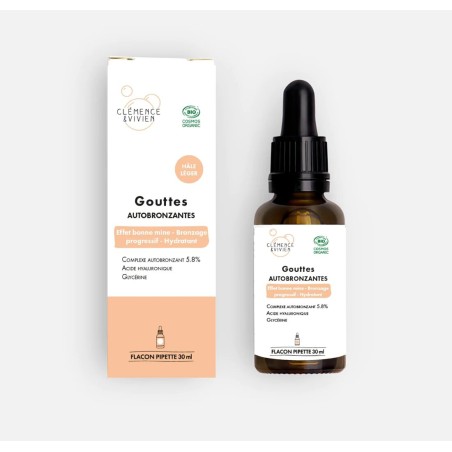 Salle d'ô - Gouttes autobronzantes hâle léger - 30ml